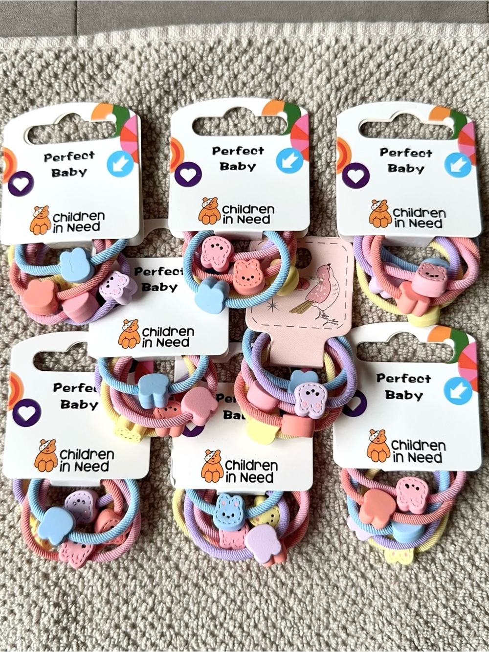 BNWT Bunny Hair Ties 40 Pieces